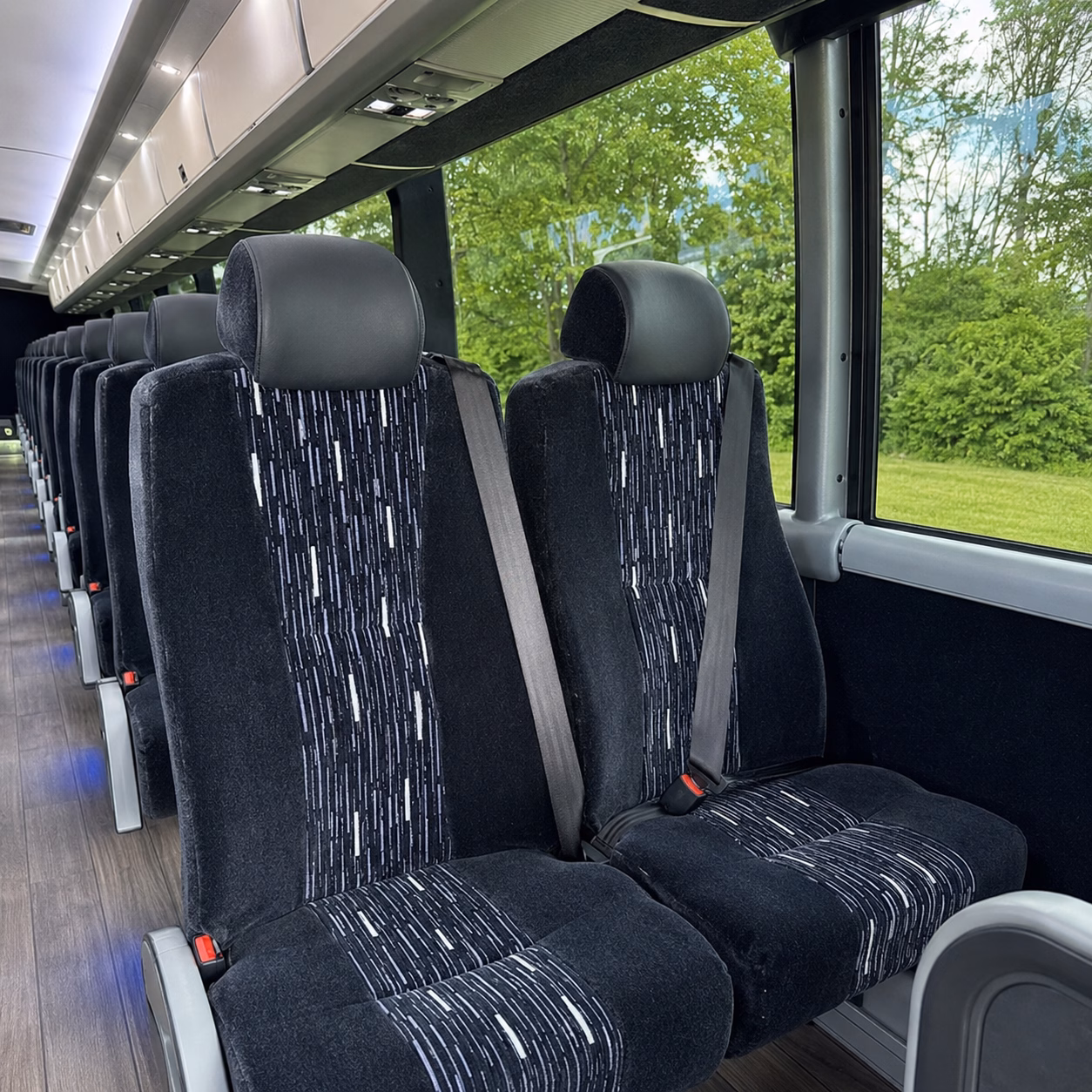 goodyear charter bus rental inside