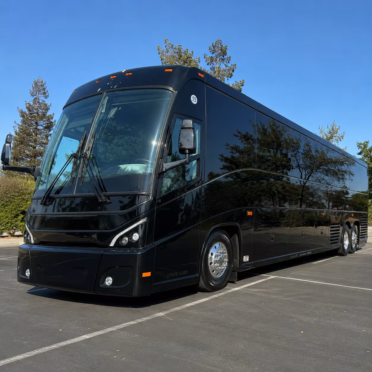 hesperia charter bus rental exterior
