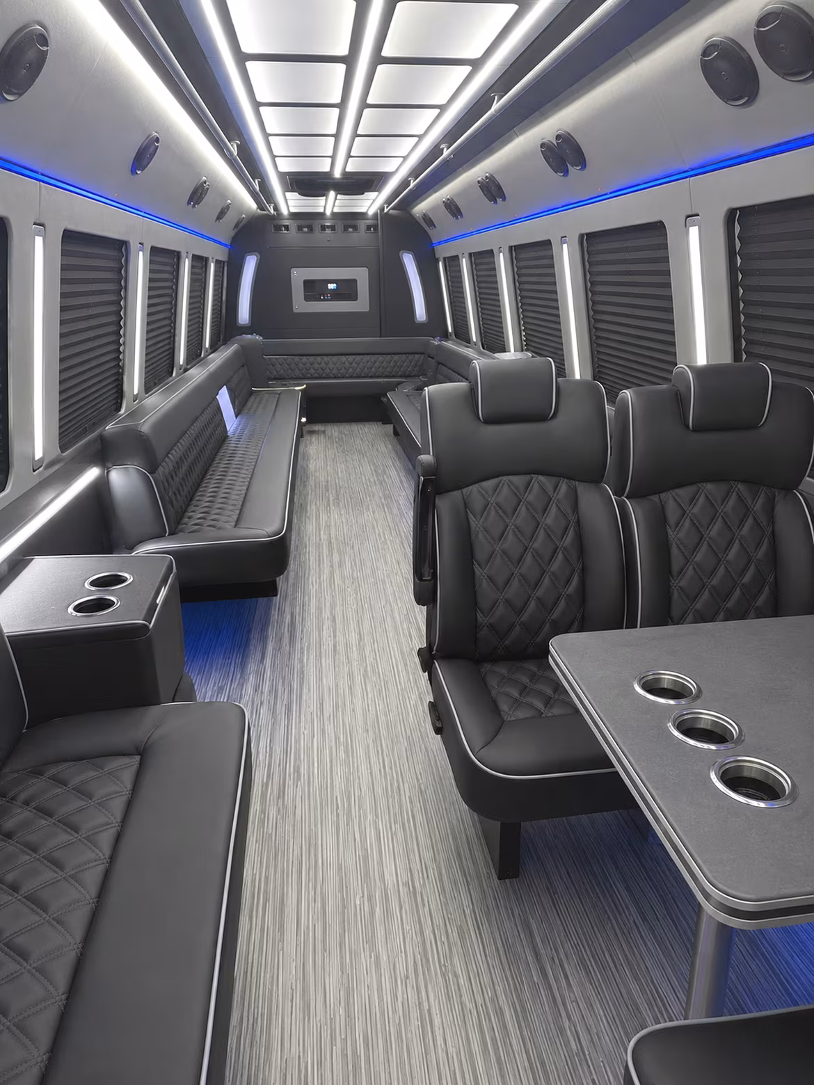 lake havasu city 25 passenger party bus inside