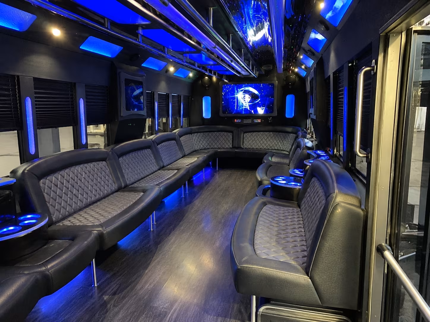 lake havasu city 28 passenger party bus interior