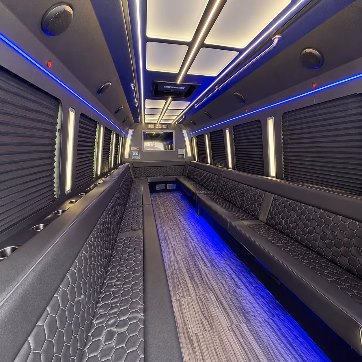 lake havasu city 30 passenger party bus interior