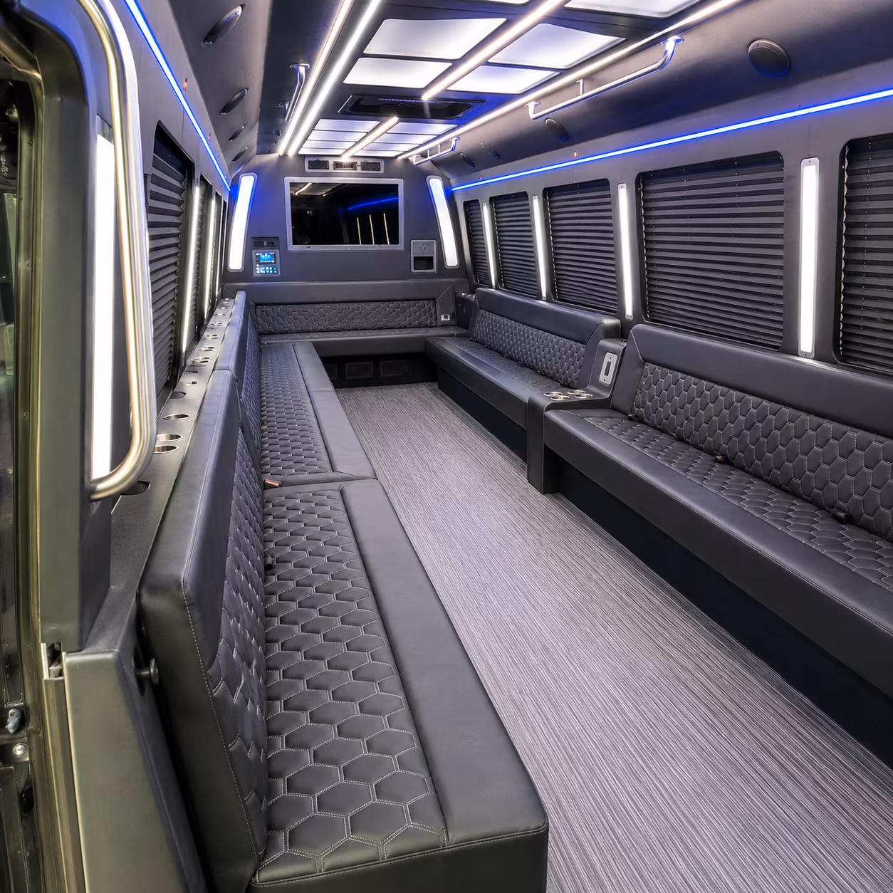 lake havasu city 40 passenger party bus interior