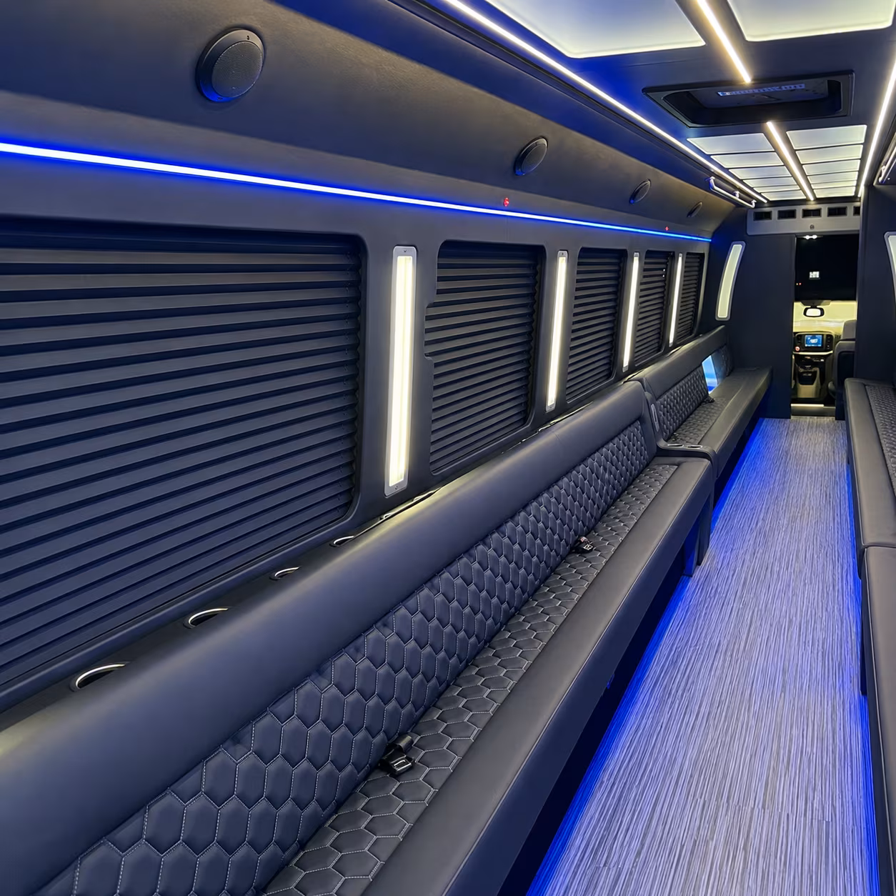 lake havasu city party bus rental interior