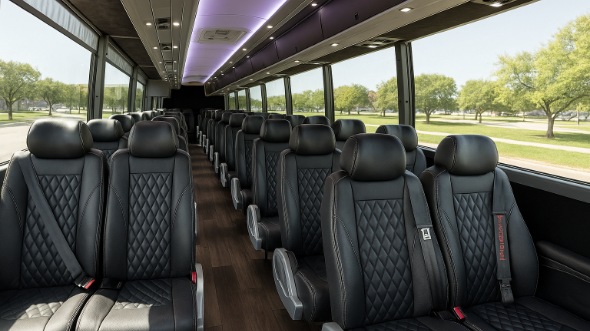 Interior of Charter Bus Company Bullhead City's 18 Passenger Minibus in Bullhead City