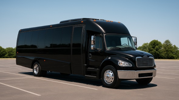 Exterior of Charter Bus Company Surprise's 30 Passenger Minibus in Surprise
